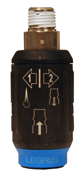 LEGRIS AUTOMATIC INDUSTRIAL SAFETY COUPLER MALE NPT